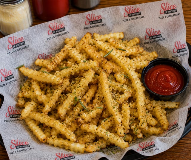 Garlic Rosemary Fries.