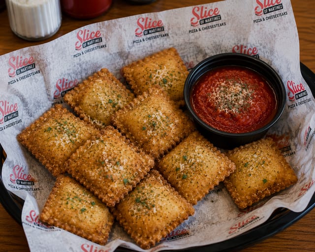 Fried Ravioli 8 Pieces.