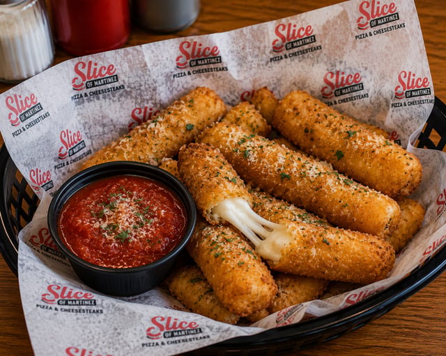 Fried Mozzarella 6 Pieces.