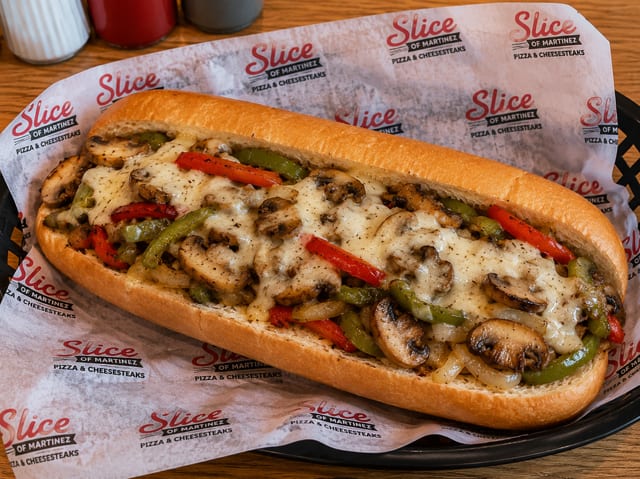 Veggie Philly Sandwich.