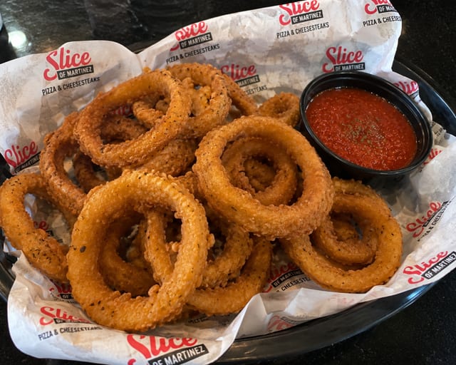 Beer Batter Onion Rings.